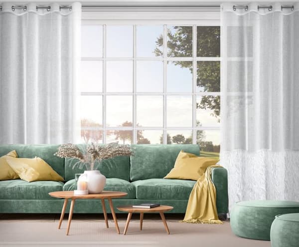 KLARGAVET GARDIN MARGARET6 140 X 250 CM HVID