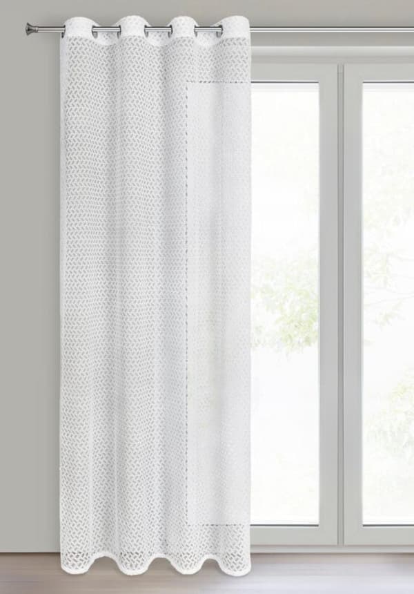 FÄRDIG GARDIN CINDY 140 X 250 CM VIT