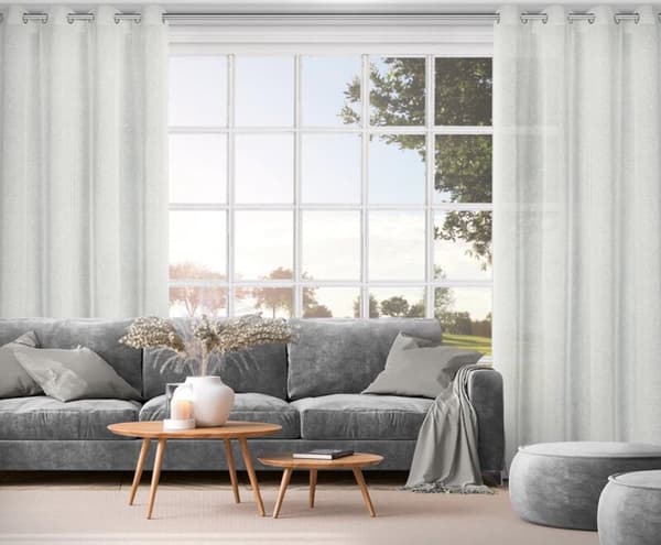 KLARGAVET GARDIN ANGELICA 140 X 250 CM CREME