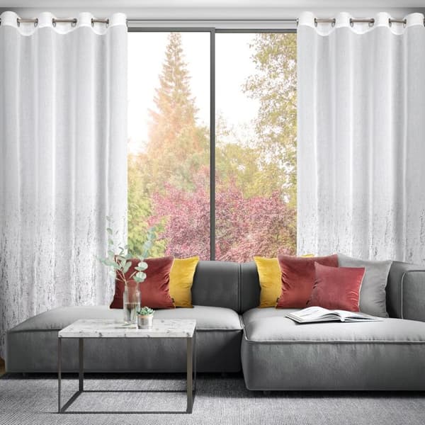 KLARGAVET GARDIN OLIVIA 140 X 250 CM HVID