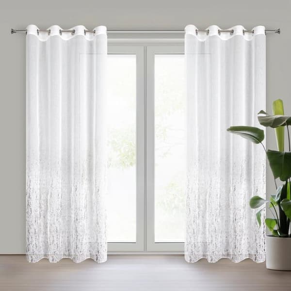 KLARGAVET GARDIN OLIVIA 140 X 250 CM HVID