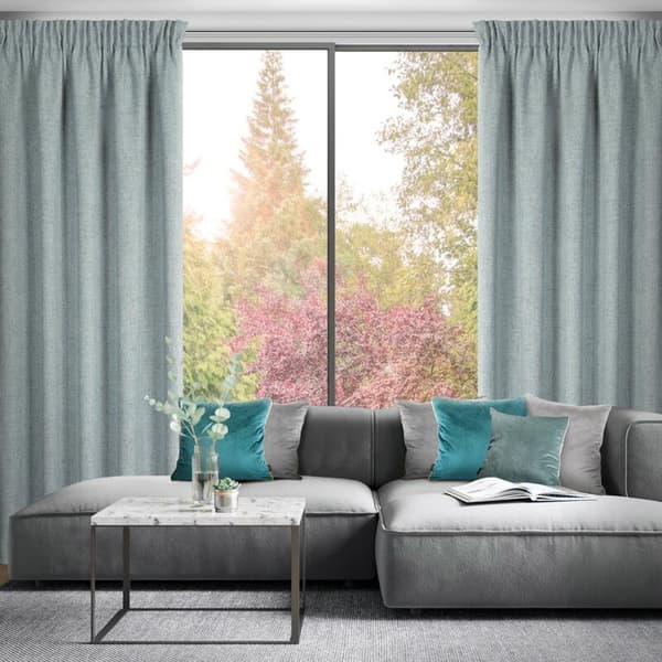 JULA2 KLARGAVET GARDIN PÅ TAPE 140 X 270 CM BLÅT
