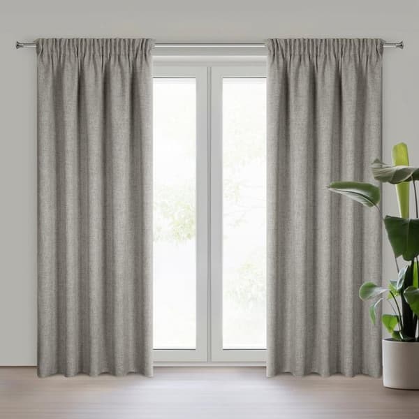 JULA2 FÄRDIG Gjord gardin PÅ TEJP 140 X 270 CM MÖRK BEIGE
