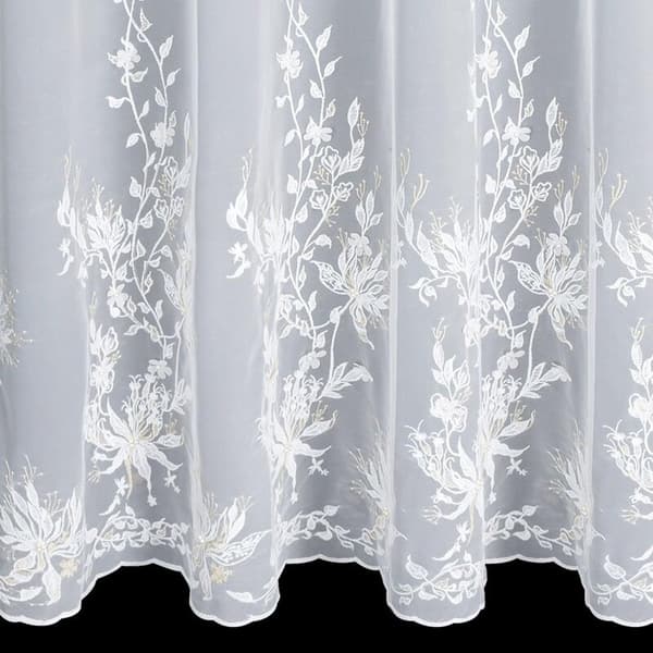 KLARGAVET GARDIN JULIA 140 X 250 CM HVID