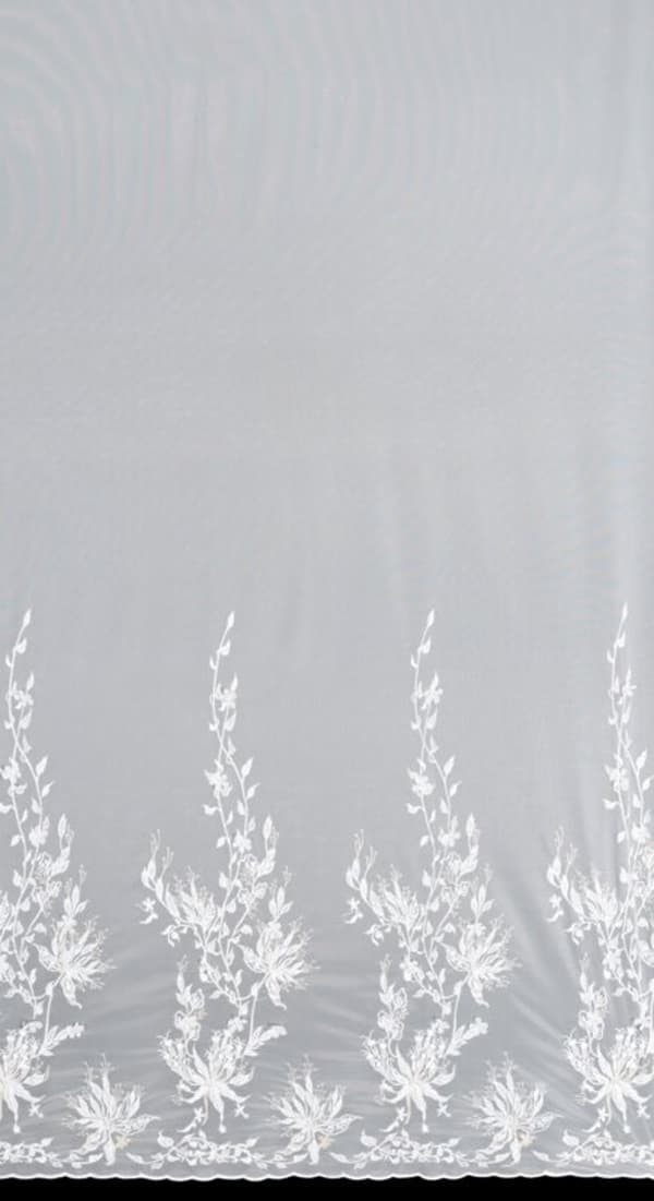 KLARGAVET GARDIN JULIA 140 X 250 CM HVID