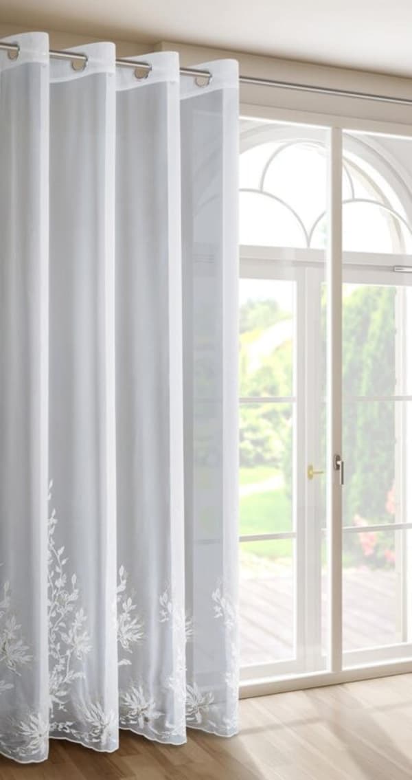 KLARGAVET GARDIN JULIA 140 X 250 CM HVID