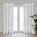 Miniatyrbillede 1 af 11: KLARGAVET GARDIN JULIA 140 X 250 CM HVID