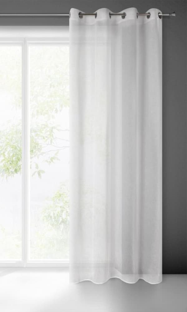 KLARGAVET GARDIN ANGELICA 140 X 250 CM HVID