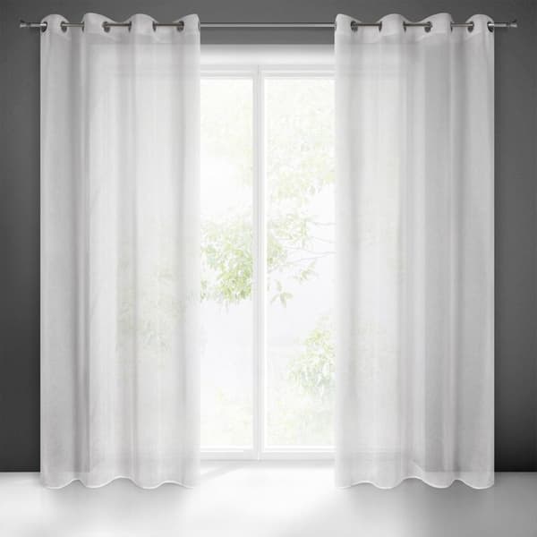 KLARGAVET GARDIN ANGELICA 140 X 250 CM HVID