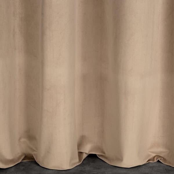 FÄRDIG Gjord gardin MELANIE 140 X 250 CM MÖRK BEIGE