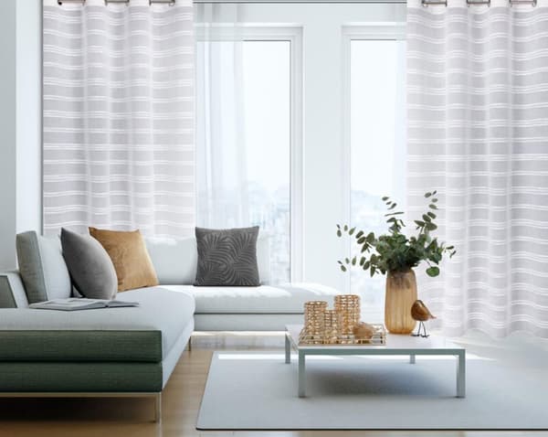 FÄRDIG DOLY-GARDIN 140 X 250 CM VIT