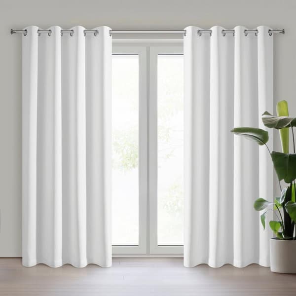 KLARGAVET GARDIN NERISA 140 X 250 CM HVID