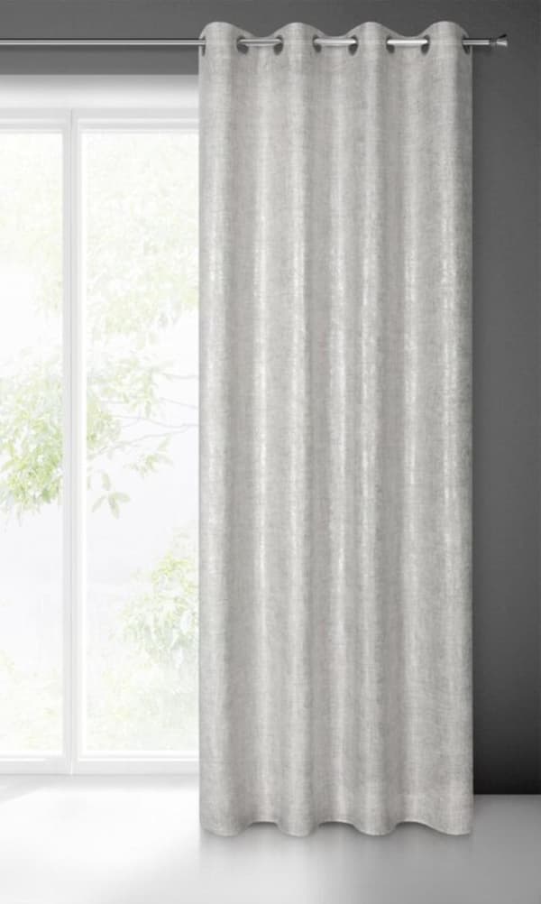 KLARGAVET GARDIN BLANKA 140 X 250 CM SØLV