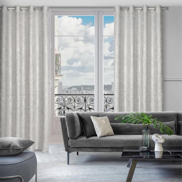 KLARGAVET GARDIN BLANKA 140 X 250 CM SØLV