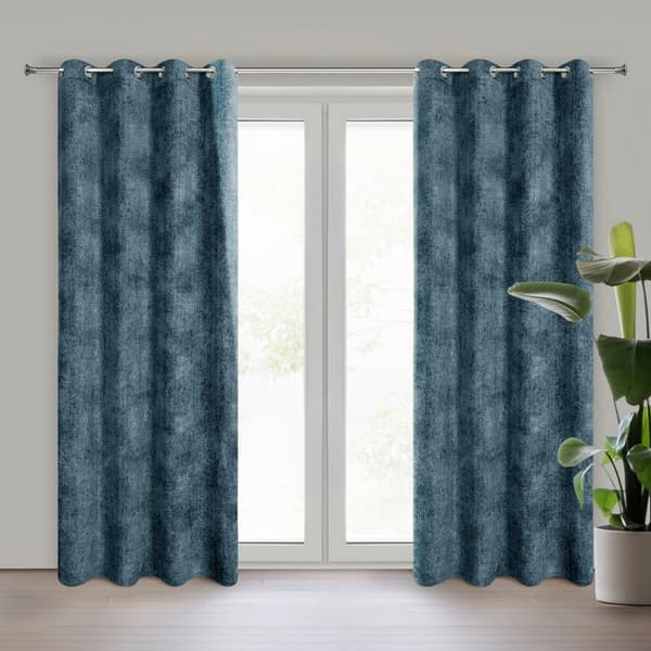 KLARGAVET GARDIN ALETA 135 X 250 CM MARINEBLÅT