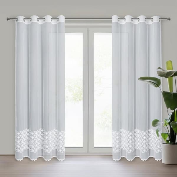 KLARGAVET LIWIA GARDIN 140 X 250 CM HVID