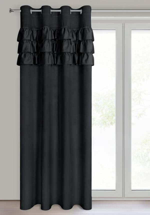 FÄRDIG GARDIN SAMI 140 X 250 CM SVART