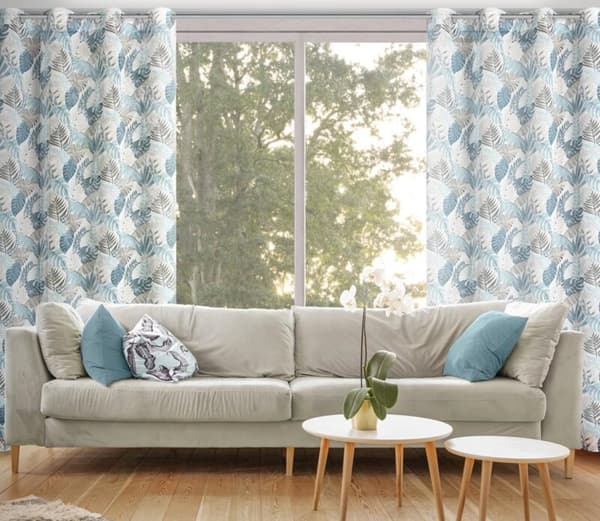 KLARGAVET GARDIN AMELA 140 X 250 CM HVID