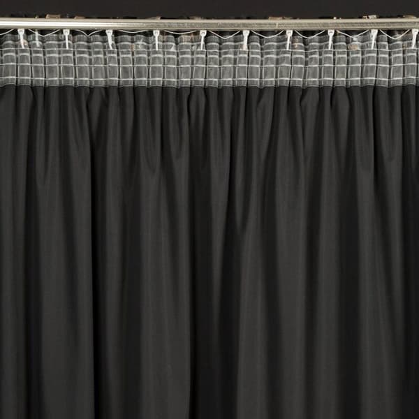 FÄRDIG SELENA GARDIN PÅ TEJP 140 X 270 CM SVART