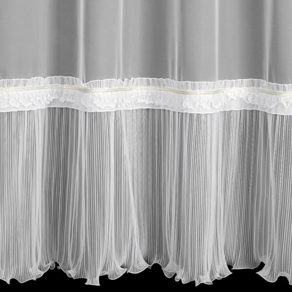 KLARGAVET GARDIN MEGAN 140 X 250 CM HVID