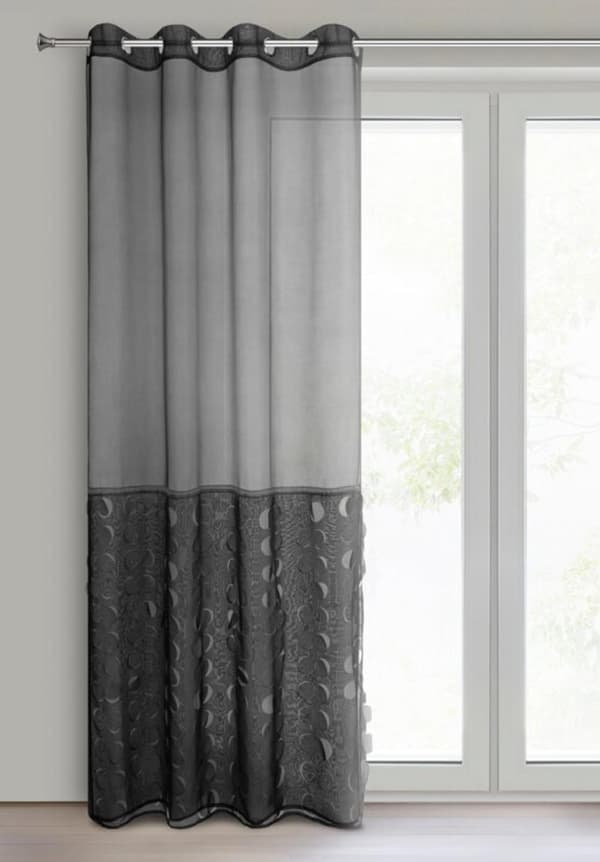 FÄRDIG GARDIN DEBORA 140 X 250 CM SVART
