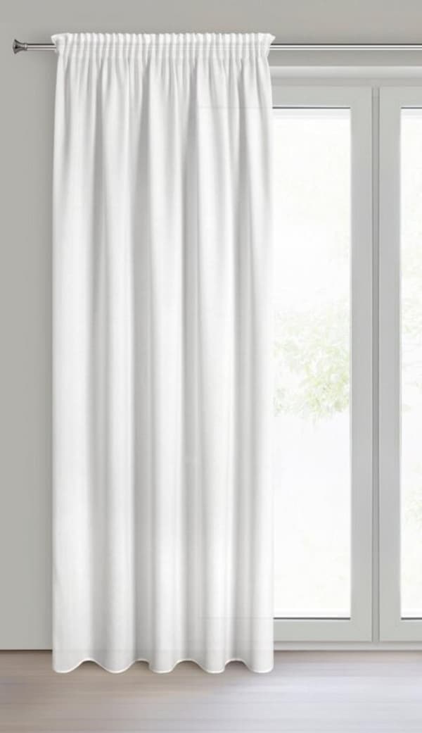 ERIS FÄRDIG GARDIN PÅ TEJP 140 X 270 CM VIT