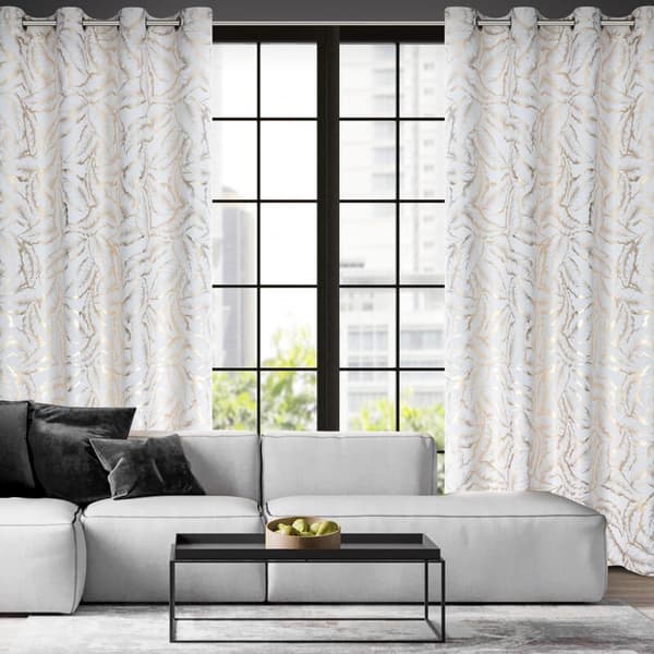 KLARGAVET GARDIN MILENA 140 X 250 CM HVID