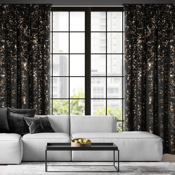 KLARGAVET DORI-GARDIN PÅ TAPE 140 X 270 CM SORT