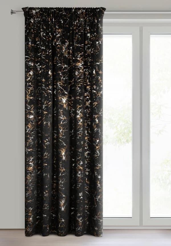 KLARGAVET DORI-GARDIN PÅ TAPE 140 X 270 CM SORT