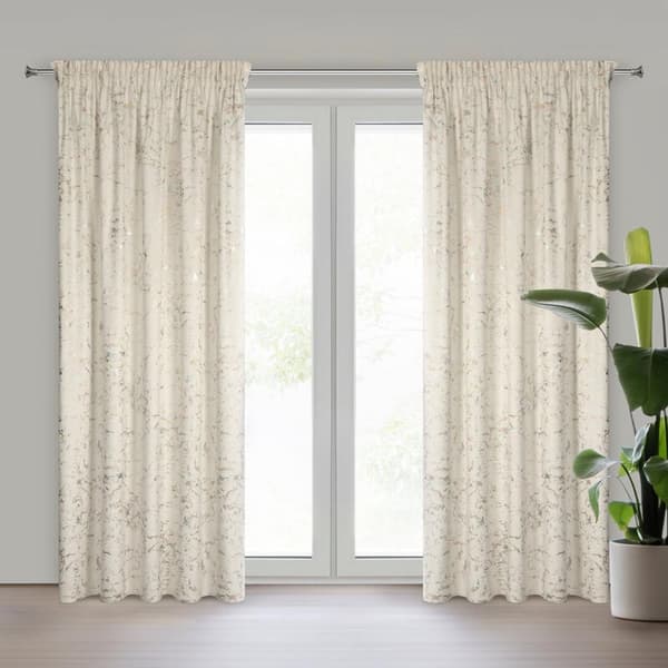 KLARGAVET DORI-GARDIN PÅ TAPE 140 X 270 CM CREME