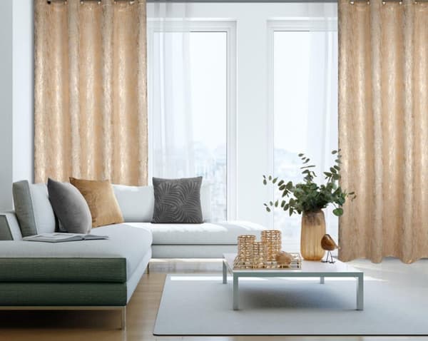 KLARGAVET GARDIN ELISE 140 X 250 CM BEIGE