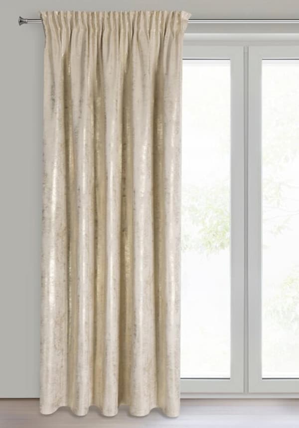 FÄRDIG RENIA GARDIN PÅ TEJP 140 X 270 CM LJUSBEIGE