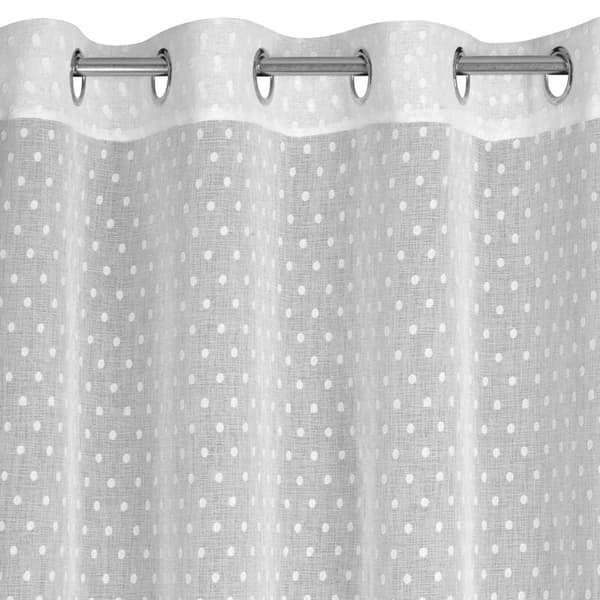 KLARGAVET GARDIN HANIA 140 X 250 CM HVID