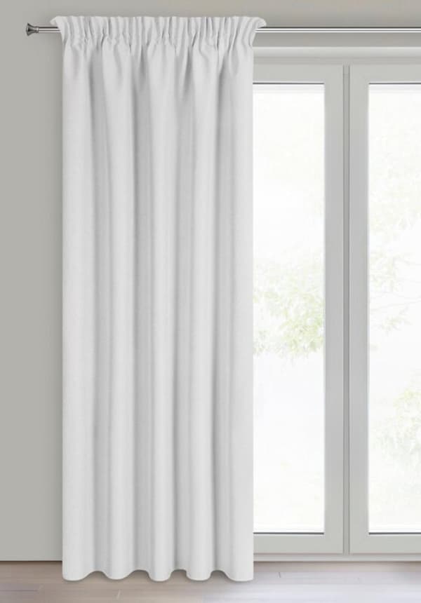 KLARGAVET GARDIN SUZAN PÅ TAPE 135 X 270 CM SØLV