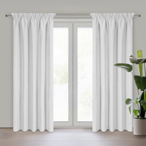 KLARGAVET GARDIN SUZAN PÅ TAPE 135 X 270 CM SØLV