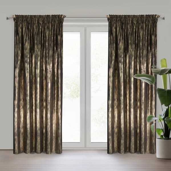 KLARGAVET GARDIN EMILA PÅ TAPE 140 X 270 CM SORT