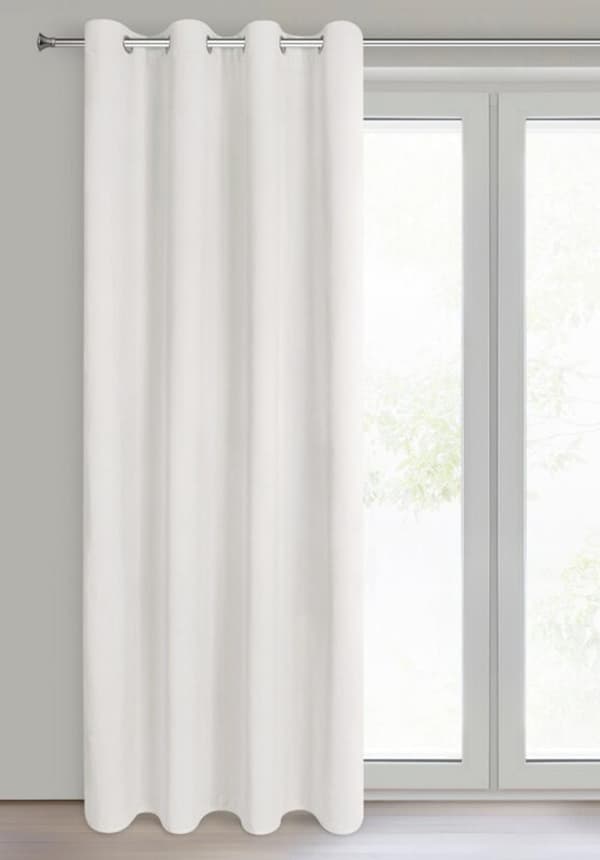 KLARGÅRET GARDIN NITA 140 X 250 CM CREME