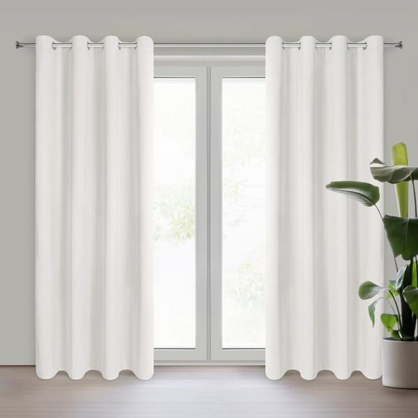 KLARGÅRET GARDIN NITA 140 X 250 CM CREME