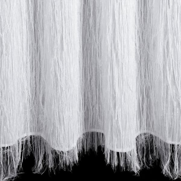 FÄRDIG Gjord gardin AURORA 140 X 250 CM VIT