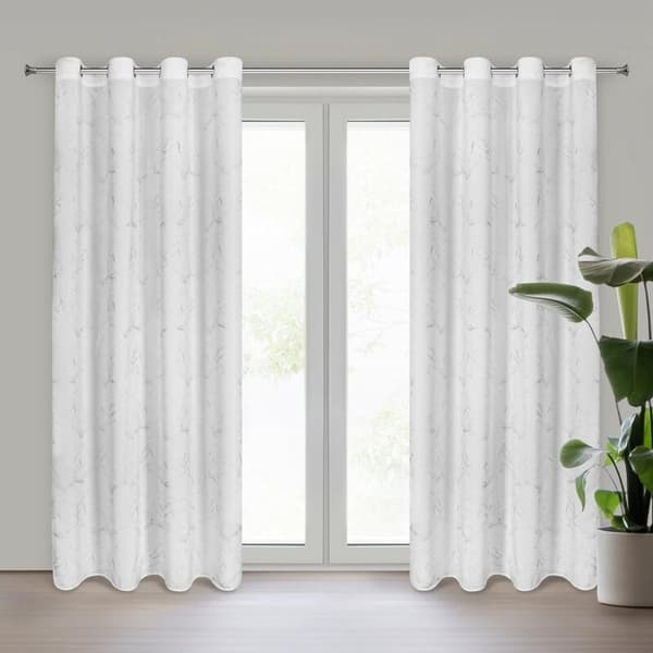 KLARGAVET GARDIN EMILI 140 X 250 CM HVID