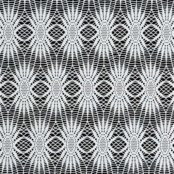 KLARGAVET GARDINROSE 140 X 250 CM HVID