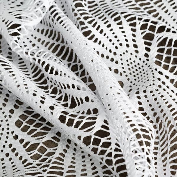 KLARGAVET GARDINROSE 140 X 250 CM HVID