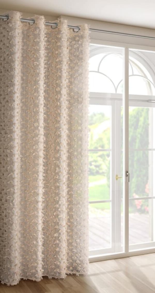 KLARGAVET GARDIN AURELIA 135 X 250 CM BEIGE