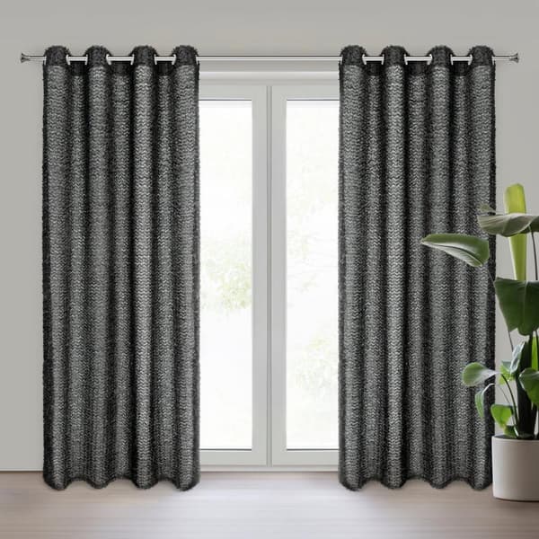 TIFFANY KLARGÅRET GARDIN 135 X 250 CM SORT