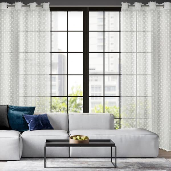 KLARGAVET GARDIN AURELIA 135 X 250 CM CREME