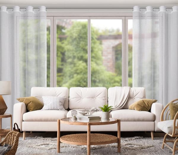 FÄRDIG GARDIN NERI 140 X 250 CM VIT