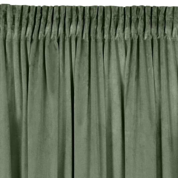 MELANIE KLARGAVET GARDINER PÅ TAPE 140 X 270 CM OLIVE