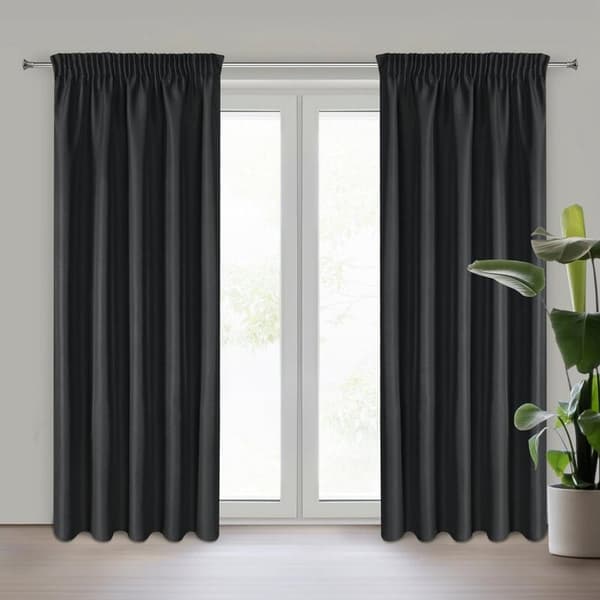 KLARGAVET GARDIN RITA PÅ TAPE 140 X 270 CM SORT