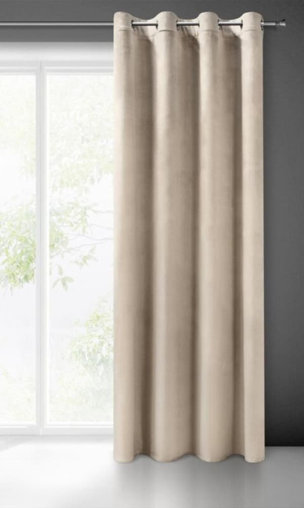 KLARGÅRET GARDIN MELANIE 140 X 250 CM BEIGE