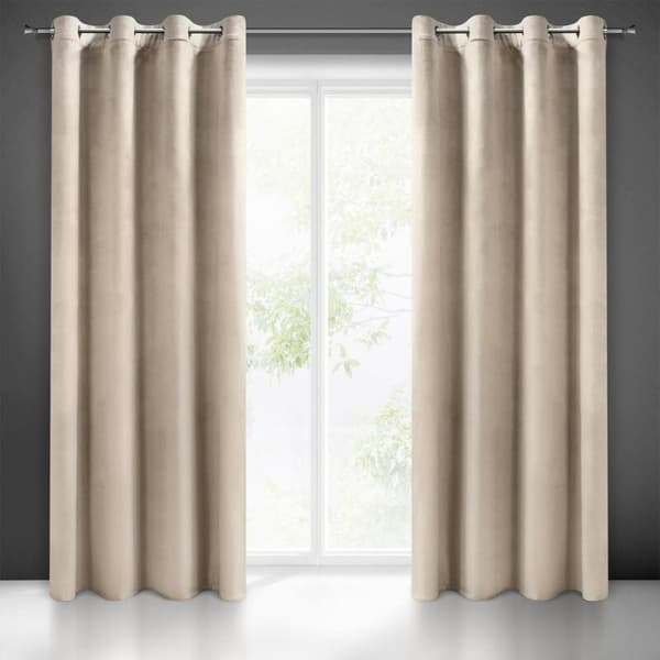 KLARGÅRET GARDIN MELANIE 140 X 250 CM BEIGE